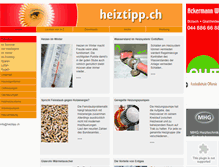 Tablet Screenshot of heiztipp.ch
